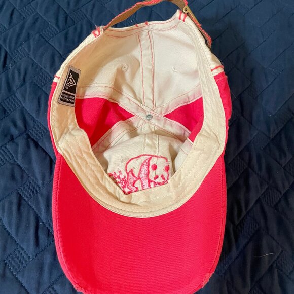 National Zoo Red and Cream Women's Hat - Picture 2 of 3